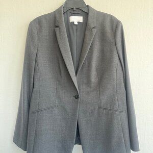 Women's Grey BOSS Blazer, Size 14, Excellent Condition
